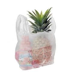 Sacchetti compostabili prezzo all'ingrosso Borsa per la spesa personalizzata in plastica biodegradabile al 100%