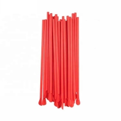 Red Color 100% Cornstarch Biodegradable Straws Ice Biodegradable Drinking Straw