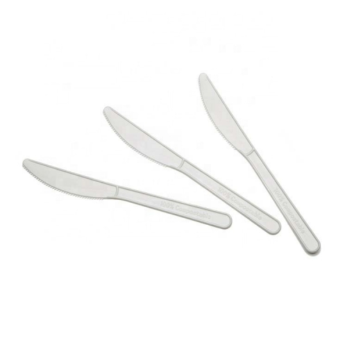 Wholesale 100% biodegradable degradable disposable knife fork and spoon