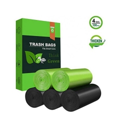 logo personalizza stampa sacchetto trasparente di imballaggio del supermercato biodegradabile