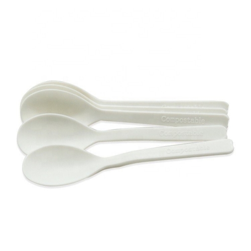 Biodegradable Disposable Wrapped Ice Cream Spoon
