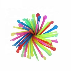 Disposable Stocked PLA Biodegradable Spoon Straw for Ice