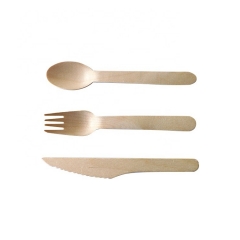 Wooden Disposable Cutlery Set Wood Cutlery