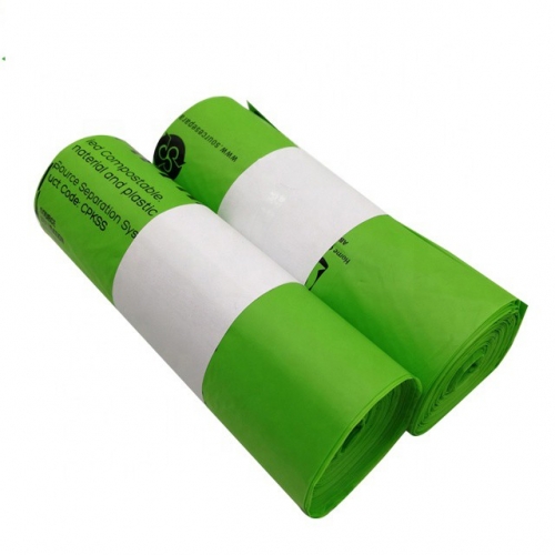 Chinese supplier green PLA 100% biodegradable cornstarch dog poop bag