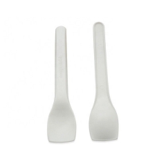 Eco Friendly Compostable CPLA Frozen Yogurt Spoons