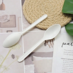 Wholesale price ice cream spoon biodegradable plastic ice cream spoon disposable