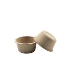 Tasse de sauce de canne à sucre personnalisée 100 % biodégradable et compostable