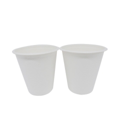 Vaso descomponible para el mercado americano vaso de agua de caa de azúcar biodegradable