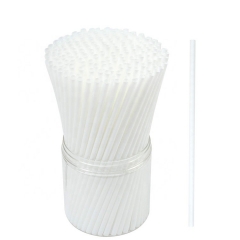 Plant-based compostable long plastic colored drinking straws