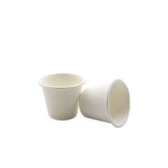 Tasses de bagasse biodégradables jetables de tasse de canne à sucre qui respecte l'environnement