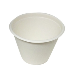 Bicchiere in canna da zucchero biodegradabile Fashion Cup con coperchio per ogni tipo di occasione