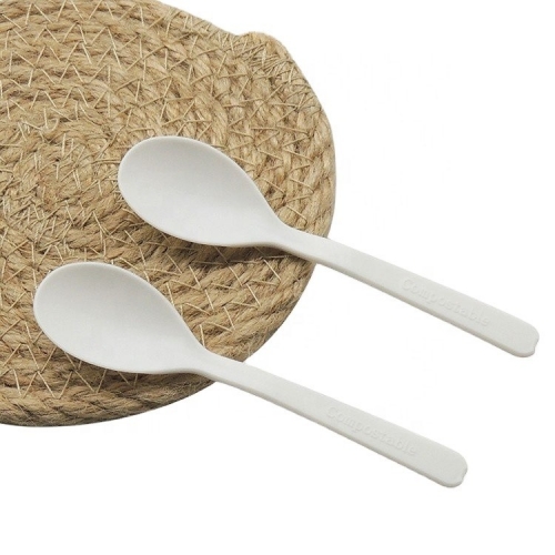 Wholesale Price Biodegradable Disposable Custom Measuring Dessert Tea Spoon