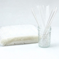 Pajas de beber recicladas envoltura biodegradable de alta calidad del pla de las pajitas