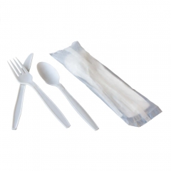 biodegradable new CPLA 7 inch personalized compostable cutlery set