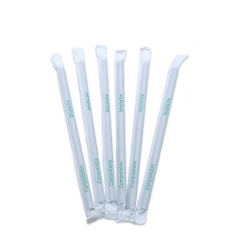 Customized Logo Biodegradable Drinking PLA Straws Biodegradable for Smoothie