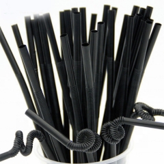 100% Plant-Based Compostable Straw Sets Biodegradable PLA Straws