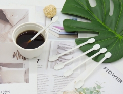 Benutzerdefiniertes Logo biologisch abbaubarer Einweg-Kaffeerührer aus Kunststoff Kaffeerührer-Werkzeuge