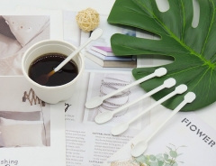 Agitateur de café biodégradable jetable avec logo personnalisé outils d'agitateur de café en plastique