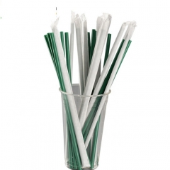 For Ev Market Paglia PLA monouso Paglia biodegradabile compostabile