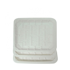 Eco-Friendly Disposable Meat Trays Biodegradable Cornstarch Tray