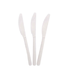 Wholesale 100% biodegradable degradable disposable knife fork and spoon