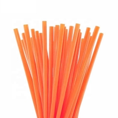 Biodegradable Cornstarch Matte Black Eco Friendly Straws