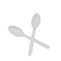 Fully Compostable 100% Biodegradable Disposable PLA Spoon For Soup