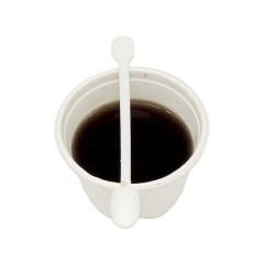 100% Λιπασματοποιήσιμο καφέ Ανακινητής Ραβδί