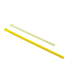 Biodegradable PLA Drinking Straws with Spoon