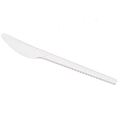 6.5 Inch Airline Cubiertos Plastic Biodegradable CPLA Compostable Tasting Spoon