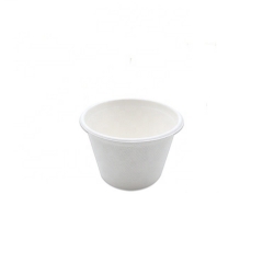 Tazza per salsa di bagassa di canna da zucchero 100% biodegradabile da 4 once