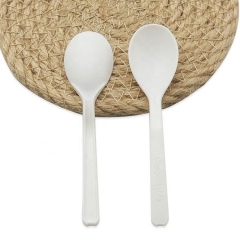 Wholesale Price Biodegradable Disposable Portable Tea Spoon Set for Sugar Small