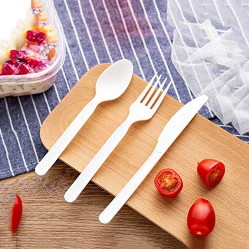 Wholesale Price Biodegradable Disposable Compostable Flatware Set Min 7 CPLA Cutlery