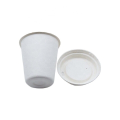 90mm Biodegradable custom printed disposable coffee paper cup with lid