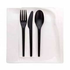 100% Cornstarch biodegradable disposable compostable cutlery set