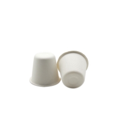 Tasse jetable de 3 oz de pulpe de canne à sucre biodégradable Tasse de bagasse en gros