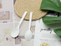 Wholesale Price Biodegradable Disposable Portable Tea Spoon Set for Sugar Small