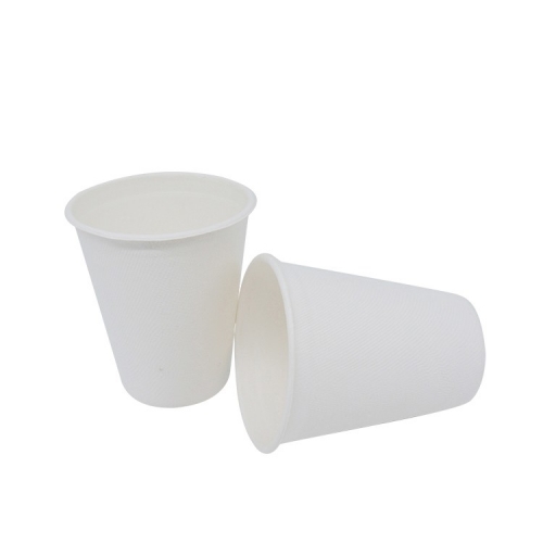 Hot selling takeaway 9 oz biodegradable sugarcane bagasse juice cup