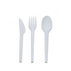 Eco-friendly Flatware Sets 100% Biodegradable Disposable CPLA Cutlery Set