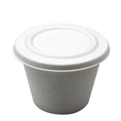 500ML使い捨て環境にやさしい生分解性堆肥化可能なバガスサトウキビカップ