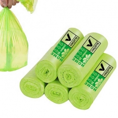 Hot selling 13 gallon biodegradable christmas plastic dog poop trash bags