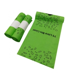 Bolsas de plástico biodegradables de basura ecológica PLA