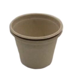 Disposable coffee Cup 140 ml customized biodegradable sugarcane cups