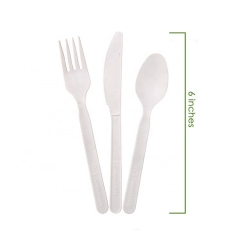 Tienda Online Juego de Cubiertos Compostables Desechables CPLA