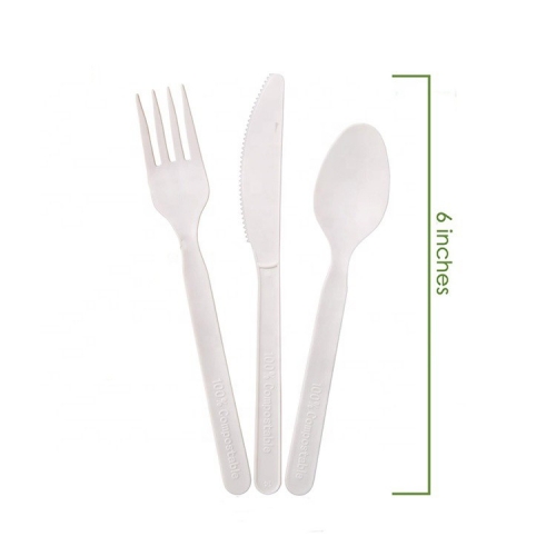 Online Shop Desechables CPLA Compostable Cutlery Set
