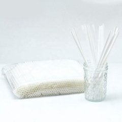 Best Price Clear PLA Biodegradable Straws Drinking For BBQ