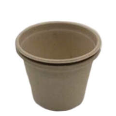 Одноразовая чашка для кофе из сахарного тростника с биоразлагаемой печатью на 5 унций