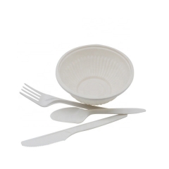 Flatware Set Disposable Fully Compostable Biodegradable PLA Cutlery