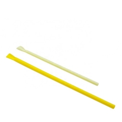 Anhui Nature Recyclable PLA Drinking Straw Spoon at Diameter 6mm