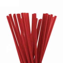 Biodegradable Cornstarch Matte Black Eco Friendly Straws